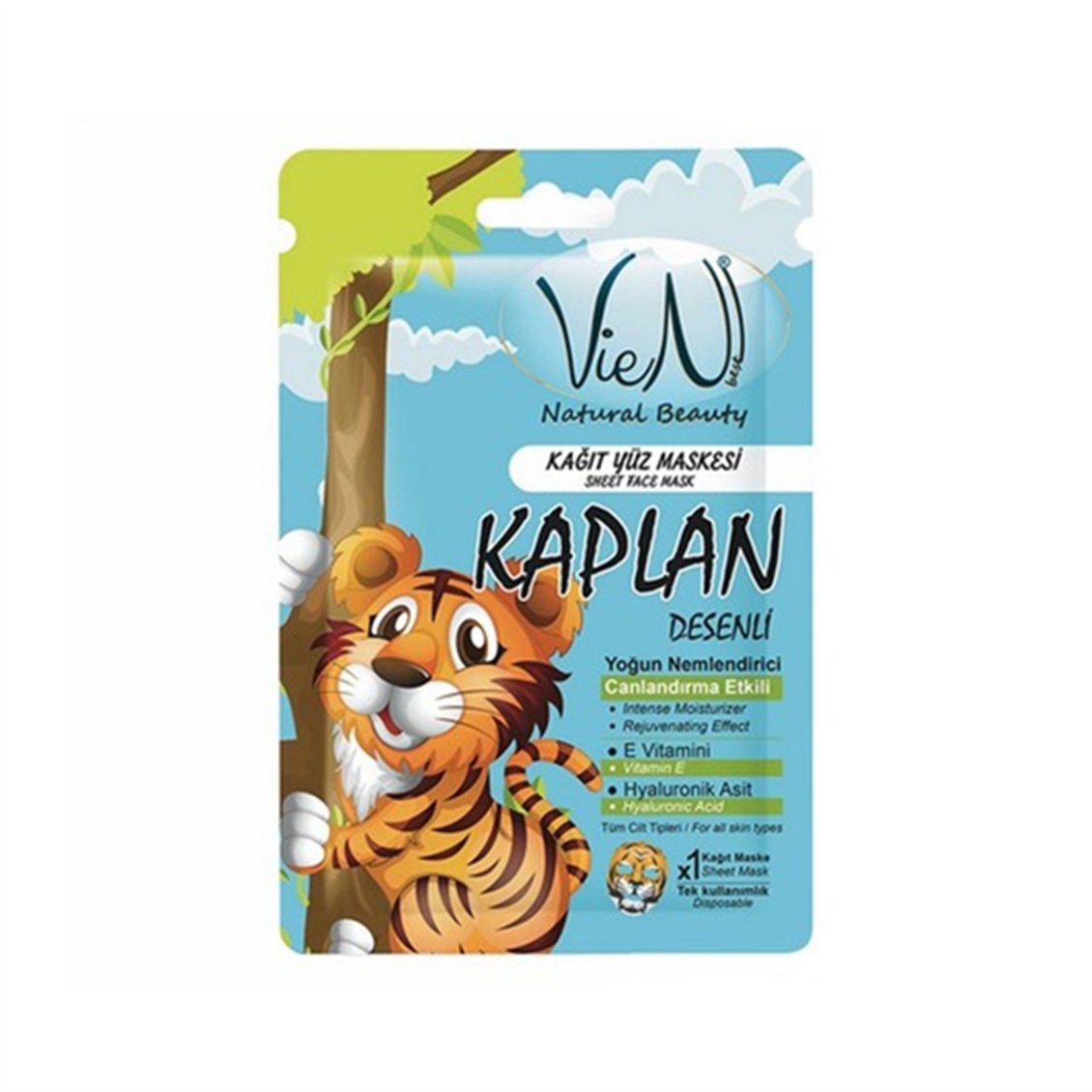 vien-kagit-maske-kaplan-desenli